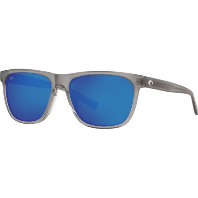 Costa Apalach Matte Gray Crystal Frame Blue Lens Sunglasses
