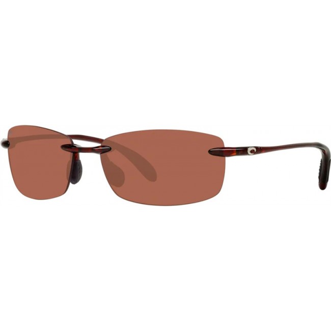 Costa Ballast Tortoise Frame Copper Lens Sunglasses
