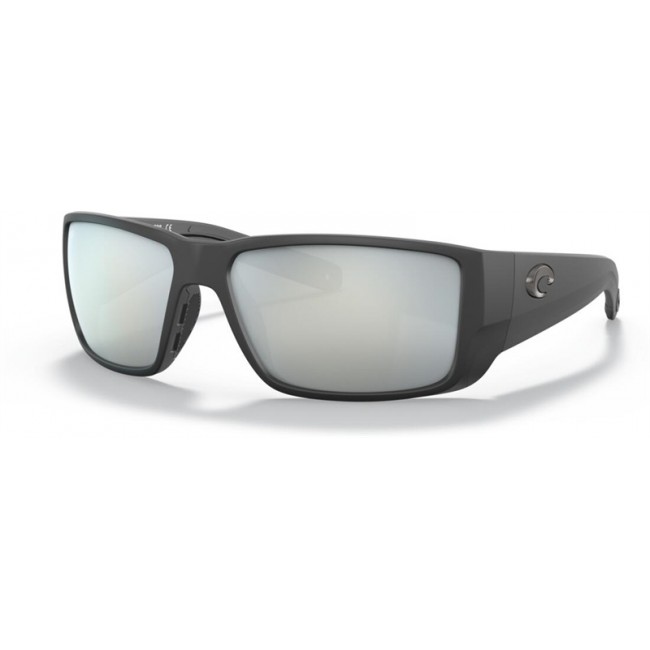 Costa Blackfin PRO Matte Black Frame Grey Silver Lens Sunglasses