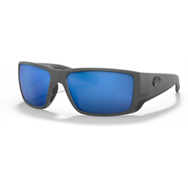 Costa Blackfin PRO Matte Gray Frame Blue Lens Sunglasses