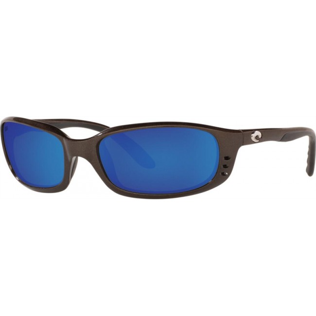 Costa Brine Gunmetal Frame Blue Lens Sunglasses