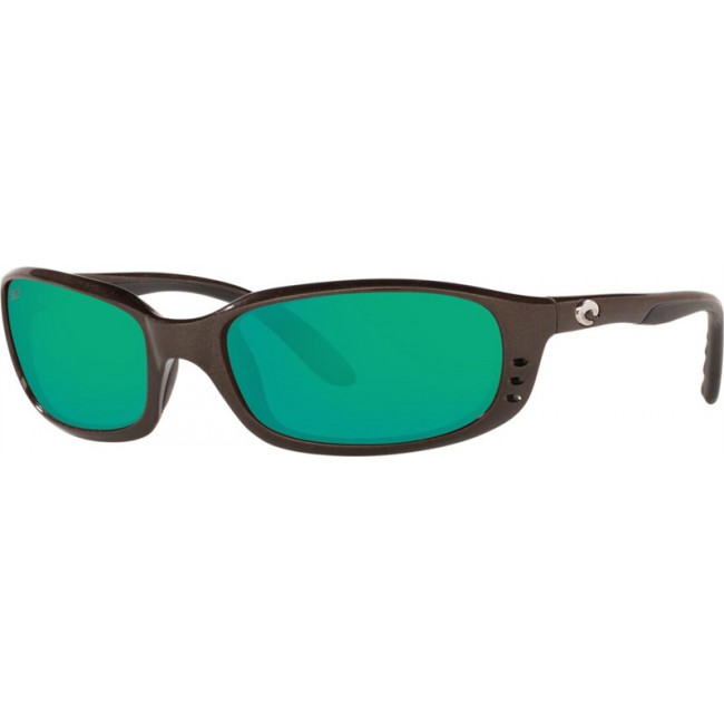 Costa Brine Gunmetal Frame Green Lens Sunglasses