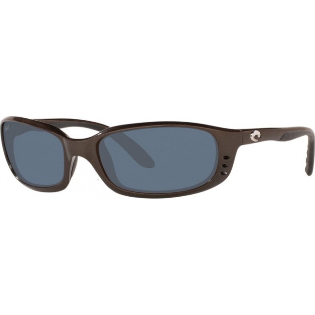 Costa Brine Gunmetal Frame Grey Lens Sunglasses