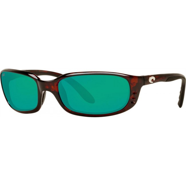 Costa Brine Tortoise Frame Green Lens Sunglasses