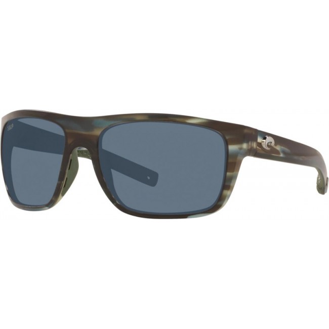 Costa Broadbill Matte Reef Frame Grey Lens Sunglasses