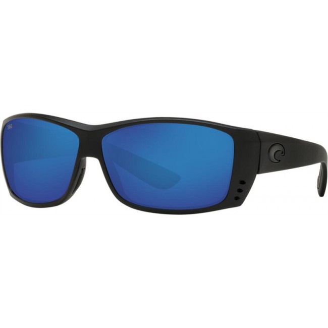 Costa Cat Cay Blackout Frame Blue Lens Sunglasses