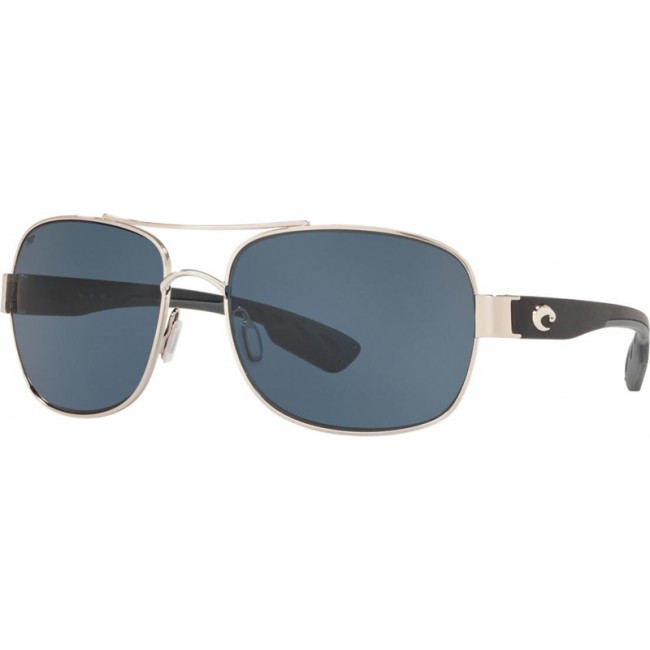 Costa Cocos Palladium Frame Grey Lens Sunglasses