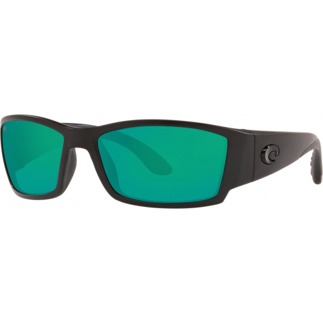 Costa Corbina Blackout Frame Green Lens Sunglasses