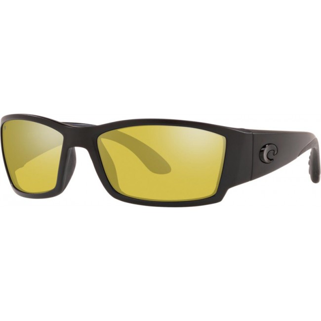 Costa Corbina Blackout Frame Sunrise Silver Lens Sunglasses