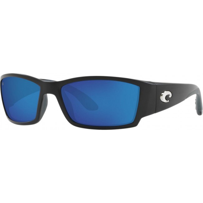 Costa Corbina Matte Black Frame Blue Lens Sunglasses