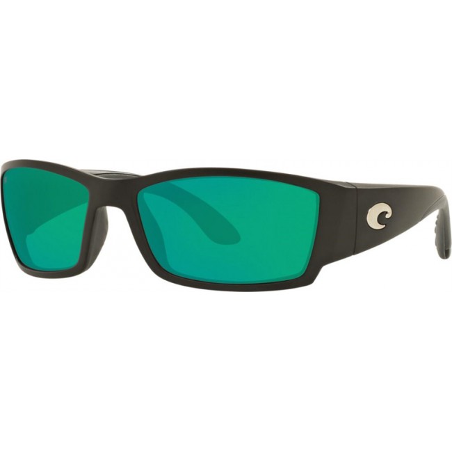 Costa Corbina Matte Black Frame Green Lens Sunglasses