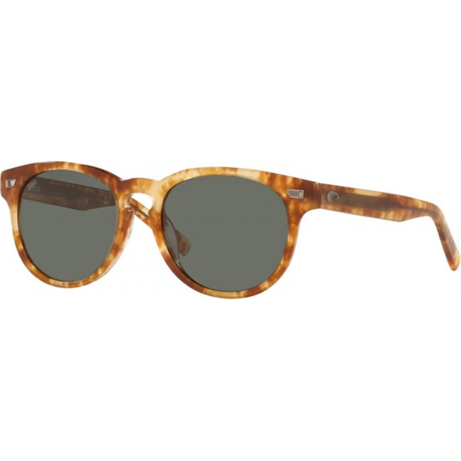 Costa Del Mar Shiny Kelp Frame Grey Lens Sunglasses