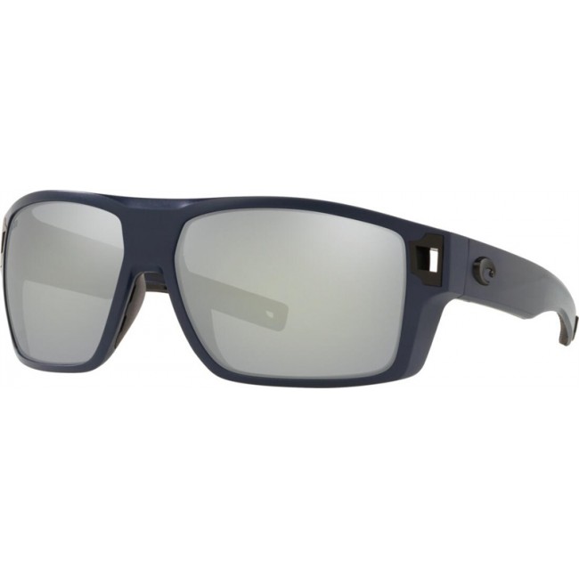 Costa Diego Midnight Blue Frame Grey Silver Lens Sunglasses