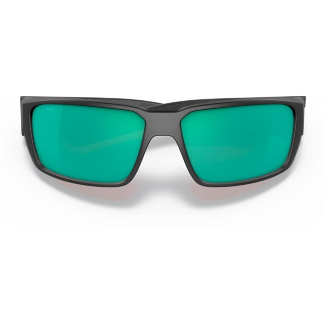 Costa Fantail PRO Matte Black Frame Green Lens Sunglasses