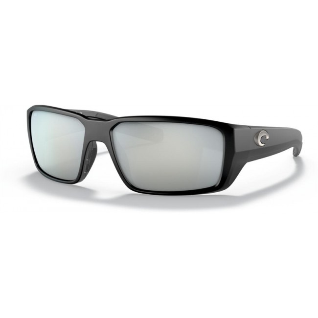Costa Fantail PRO Matte Black Frame Grey Silver Lens Sunglasses