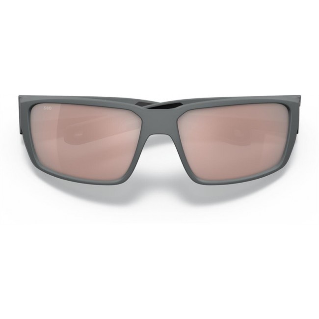 Costa Fantail PRO Matte Gray Frame Copper Silver Lens Sunglasses
