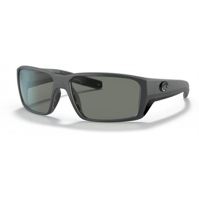 Costa Fantail PRO Matte Gray Frame Grey Lens Sunglasses