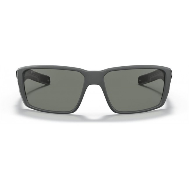 Costa Fantail PRO Matte Gray Frame Grey Lens Sunglasses