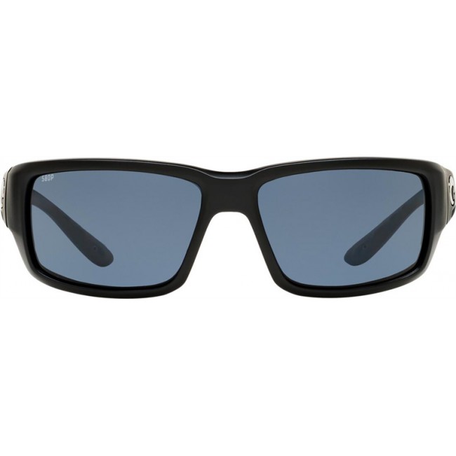 Costa Fantail Matte Black Frame Grey Lens Sunglasses