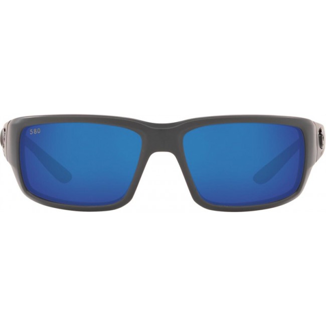 Costa Fantail Matte Gray Frame Blue Lens Sunglasses