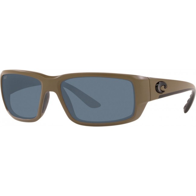 Costa Fantail Matte Moss Frame Grey Lens Sunglasses