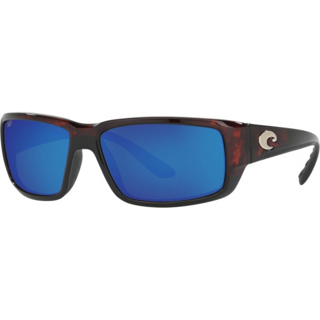 Costa Fantail Tortoise Frame Blue Lens Sunglasses