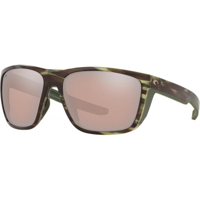 Costa Ferg Matte Reef Frame Copper Silver Lens Sunglasses