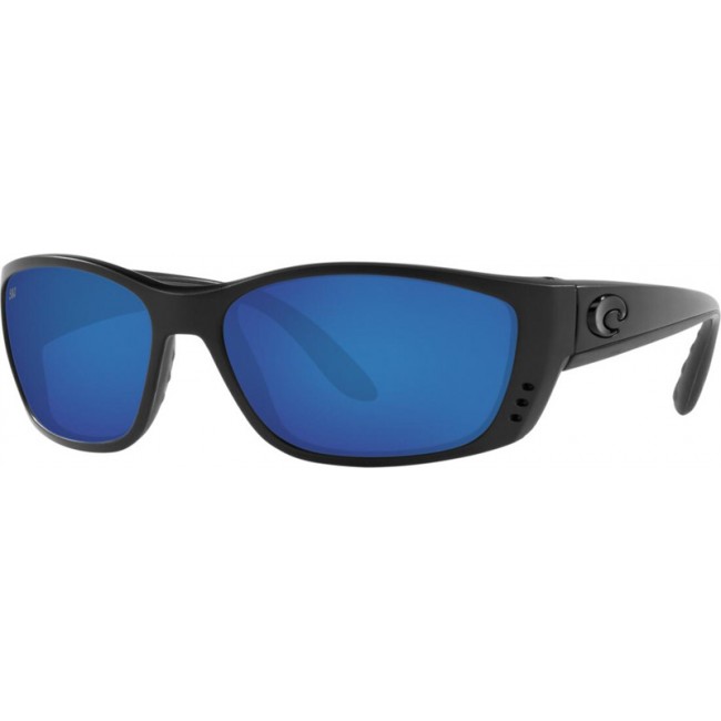 Costa Fisch Blackout Frame Blue Lens Sunglasses
