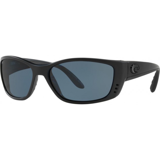 Costa Fisch Blackout Frame Grey Lens Sunglasses
