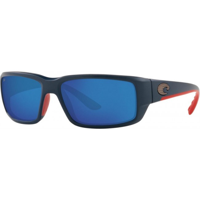 Costa Freedom Series Fantail Matte Freedom Fade Frame Blue Lens Sunglasses