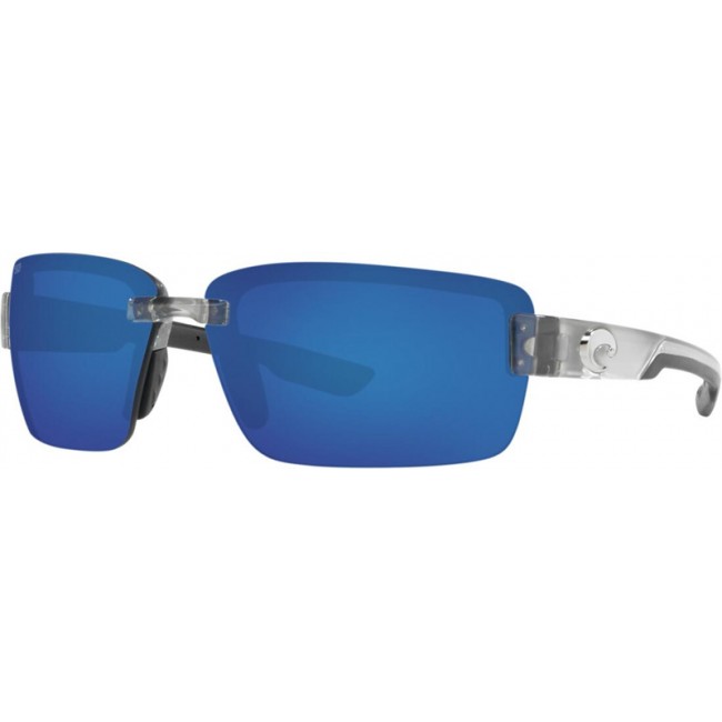 Costa Galveston Silver Frame Blue Lens Sunglasses