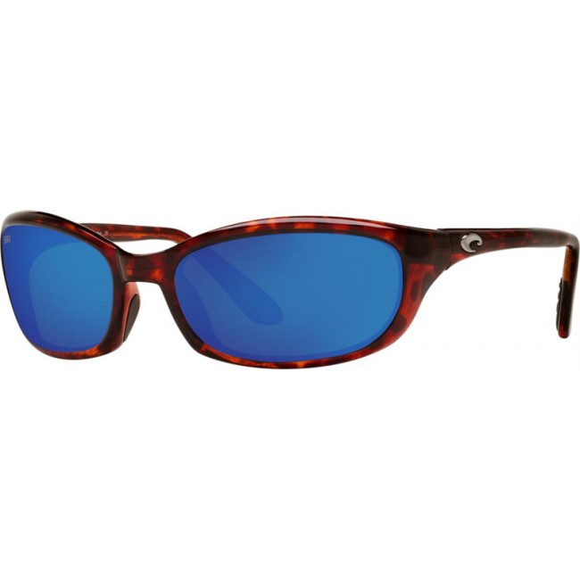 Costa Harpoon Tortoise Frame Blue Lens Sunglasses