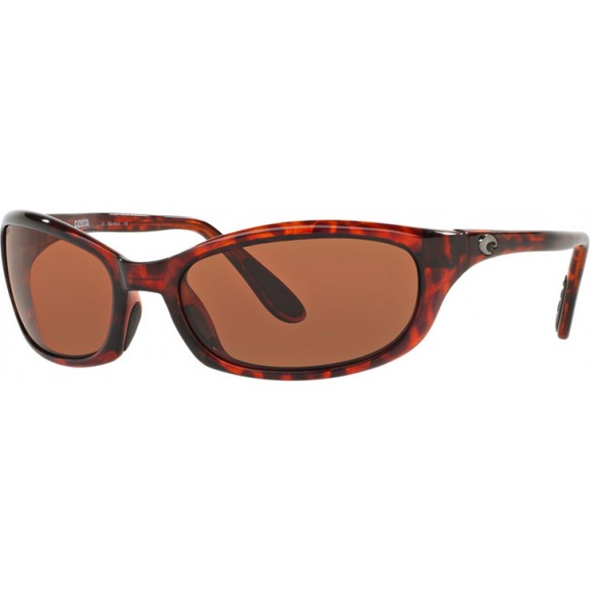 Costa Harpoon Tortoise Frame Copper Lens Sunglasses