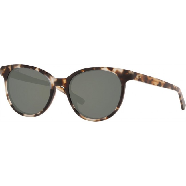 Costa Isla Shiny Tiger Cowrie Frame Grey Lens Sunglasses