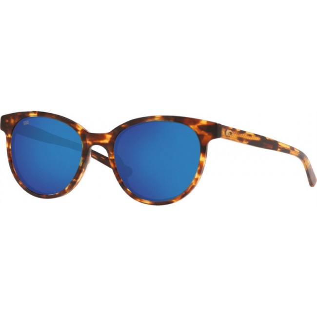 Costa Isla Tortoise Frame Blue Lens Sunglasses