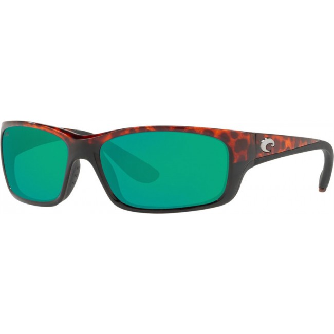 Costa Jose Tortoise Frame Green Lens Sunglasses