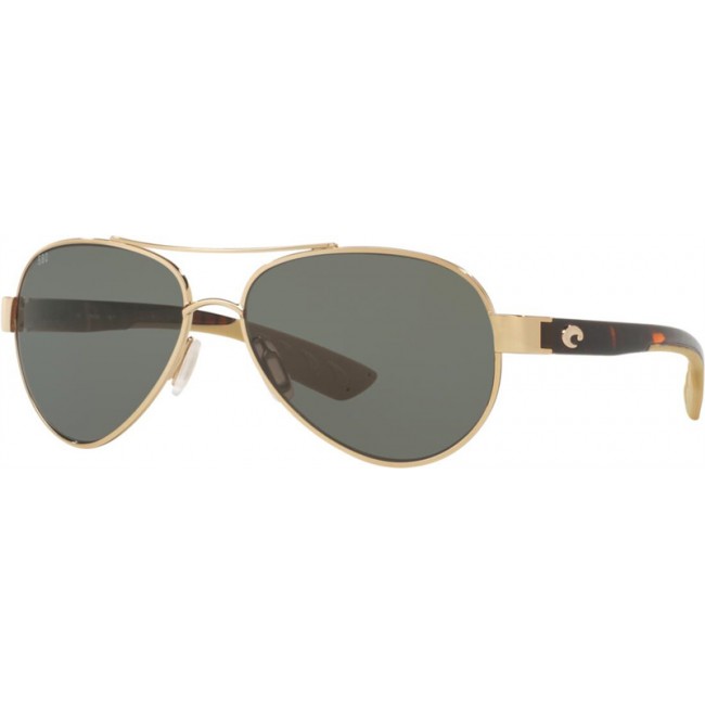 Costa Loreto Rose Gold Frame Grey Lens Sunglasses