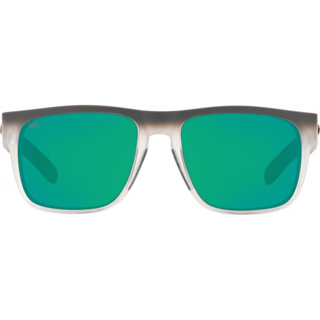 Costa Ocearch Spearo Ocearch Matte Fog Gray Frame Green Lens Sunglasses