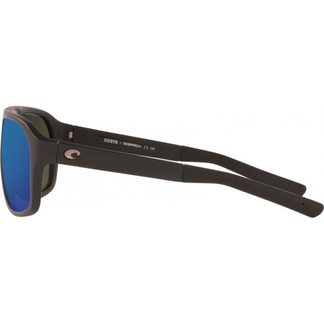Costa Ocearch Switchfoot Matte Black Ocearch Frame Blue Lens Sunglasses