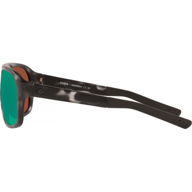 Costa Ocearch Switchfoot Tiger Shark Ocearch Frame Green Lens Sunglasses