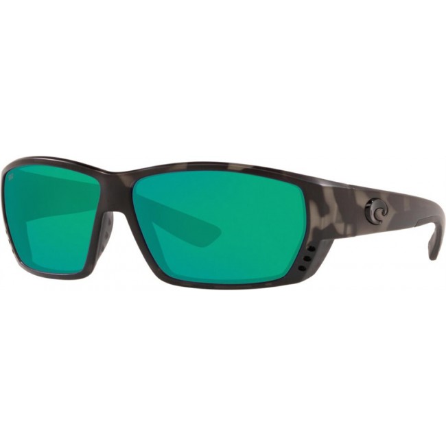 Costa Ocearch Tuna Alley Tiger Shark Ocearch Frame Green Lens Sunglasses