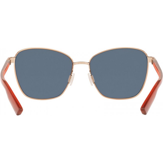 Costa Paloma Brushed Rose Gold Frame Grey Lens Sunglasses
