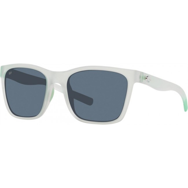 Costa Panga Matte Seafom Crystal Frame Grey Lens Sunglasses