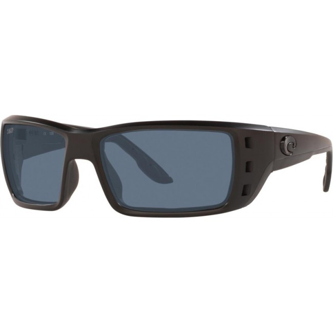 Costa Permit Blackout Frame Grey Lens Sunglasses