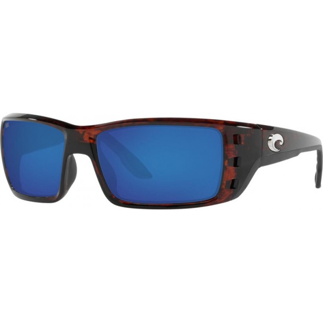 Costa Permit Tortoise Frame Blue Lens Sunglasses