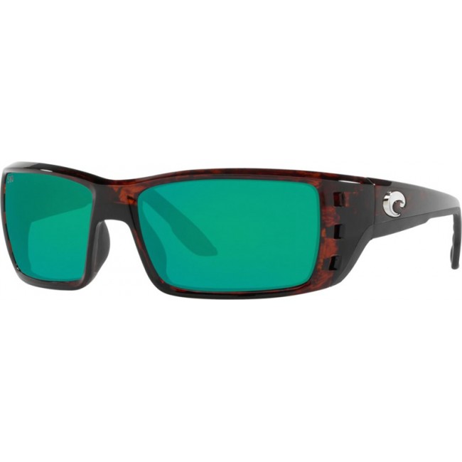 Costa Permit Tortoise Frame Green Lens Sunglasses