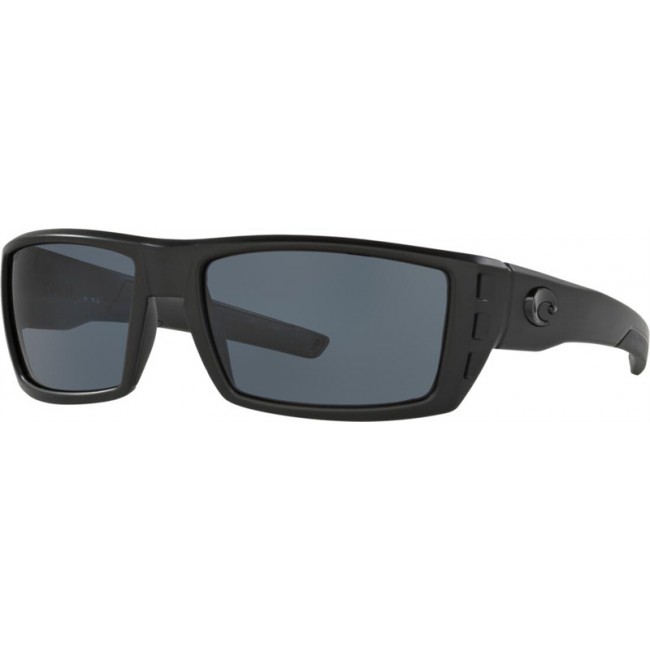 Costa Rafael Blackout Frame Grey Lens Sunglasses