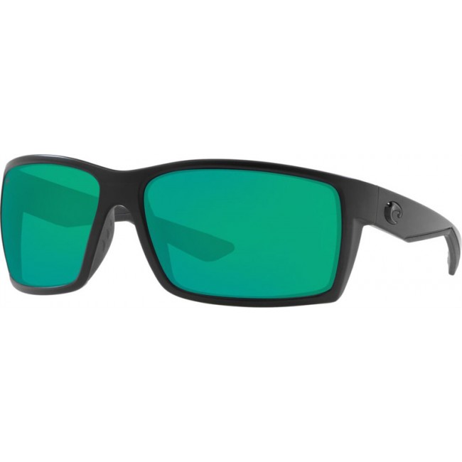 Costa Reefton Blackout Frame Green Lens Sunglasses