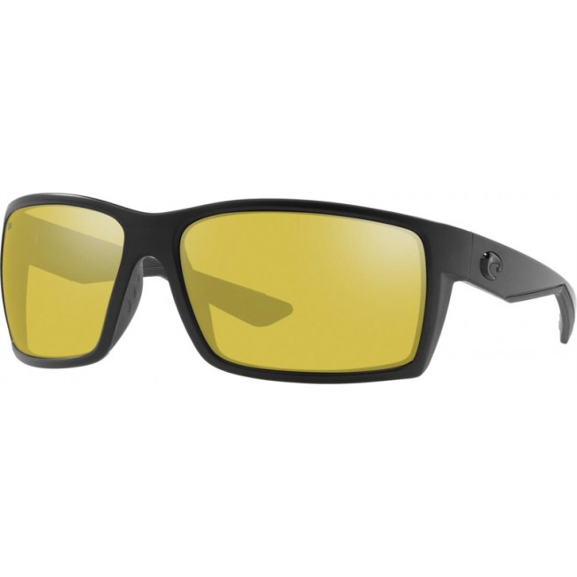 Costa Reefton Blackout Frame Sunrise Silver Lens Sunglasses