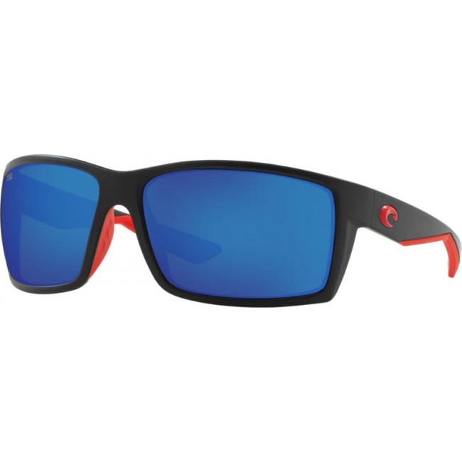 Costa Reefton Race Black Frame Blue Lens Sunglasses